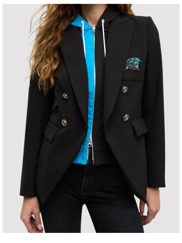 Veronica Beard x NFL Dickey Carolina Panthers Jacket - back view