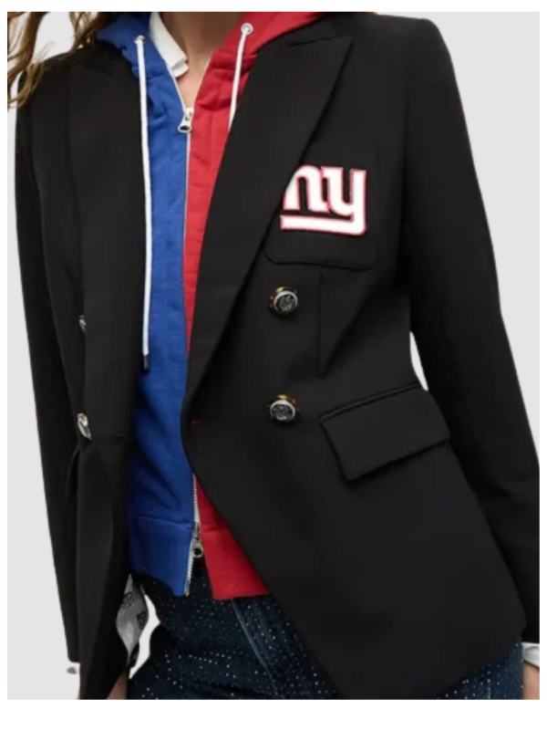 Veronica Beard x NFL Dickey New York Giants Jacket - back view