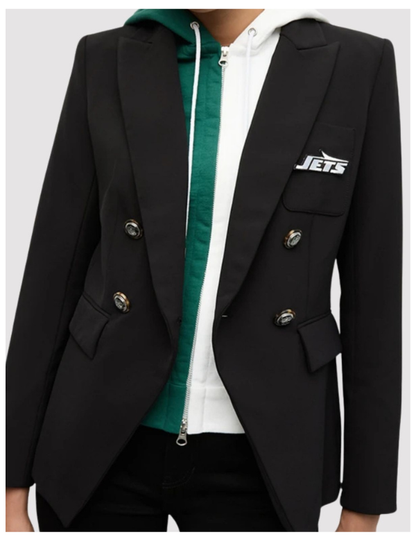 Veronica Beard x NFL Dickey New York Jets Jacket - back view