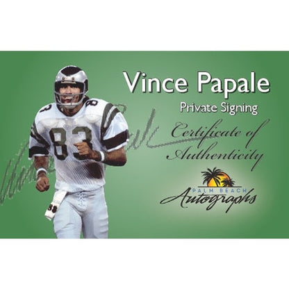 Vince Papale Autographed Philadelphia Eagles (Green #83) Custom Jersey - Beckett WorthVee