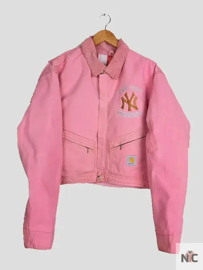 Vintage Carhartt X NY Yankees Crop Jacket Clanton Jacket