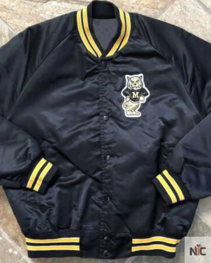 Vintage Missouri Tigers Chalk Line Satin Jacket Clanton Jacket
