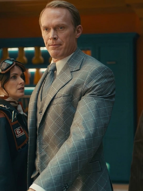 Paul Bettany VisionQuest 2026 Check Suit