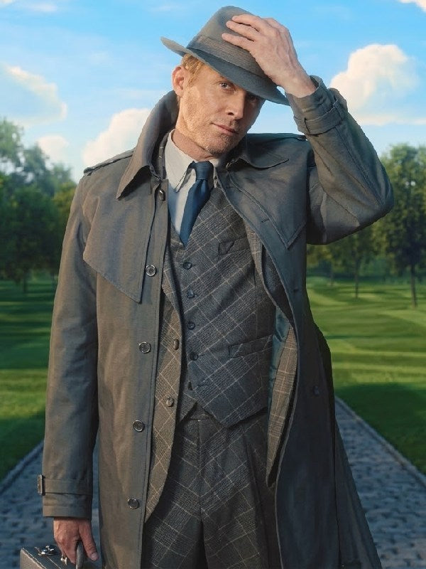 Paul Bettany VisionQuest 2026 Trench Coat - front view