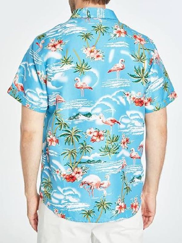 Voicemails for Isabelle 2026 Zoey Deutch Blue Hawaiian Shirt