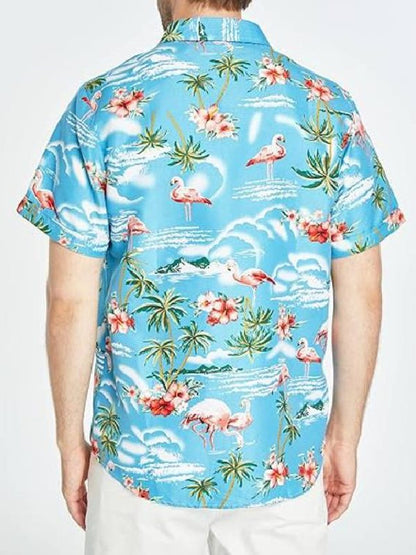 Voicemails for Isabelle 2026 Zoey Deutch Blue Hawaiian Shirt