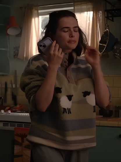 Voicemails for Isabelle Zoey Deutch Sheep Fleece Sweatshirt