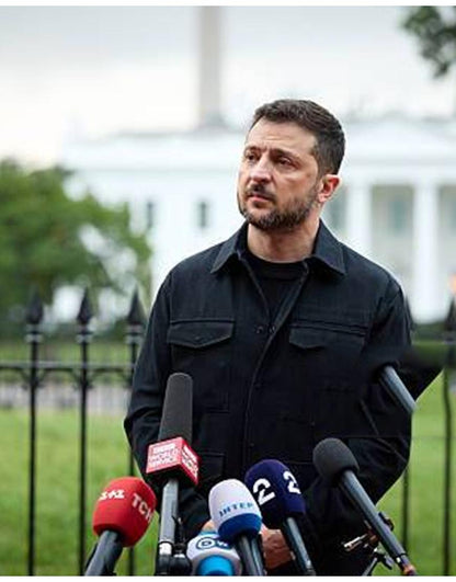 Volodymyr Zelenskyy Black Blazer Jacket