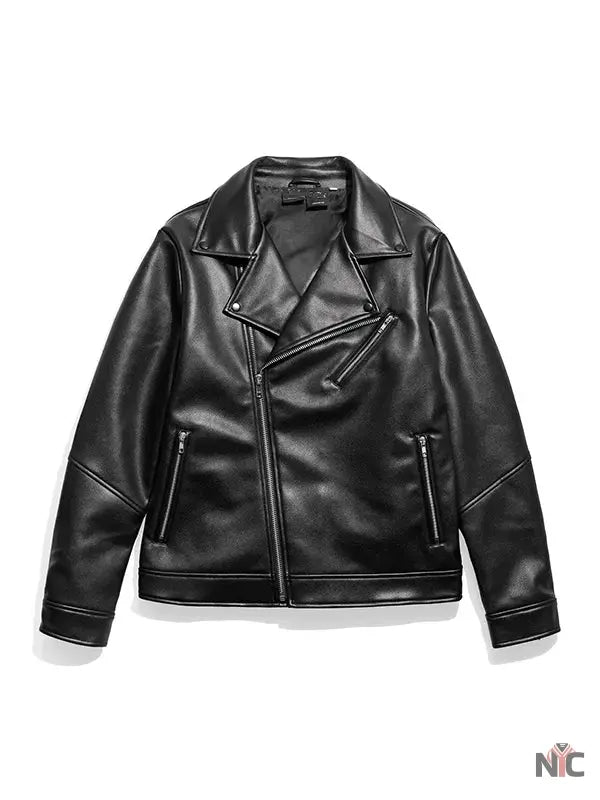 WWE Bret Hart The Hart Foundation 1997 Biker Jacket Clanton Jacket