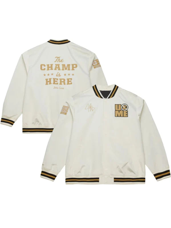 WWE John Cena Sublimated Satin Bomber Jacket