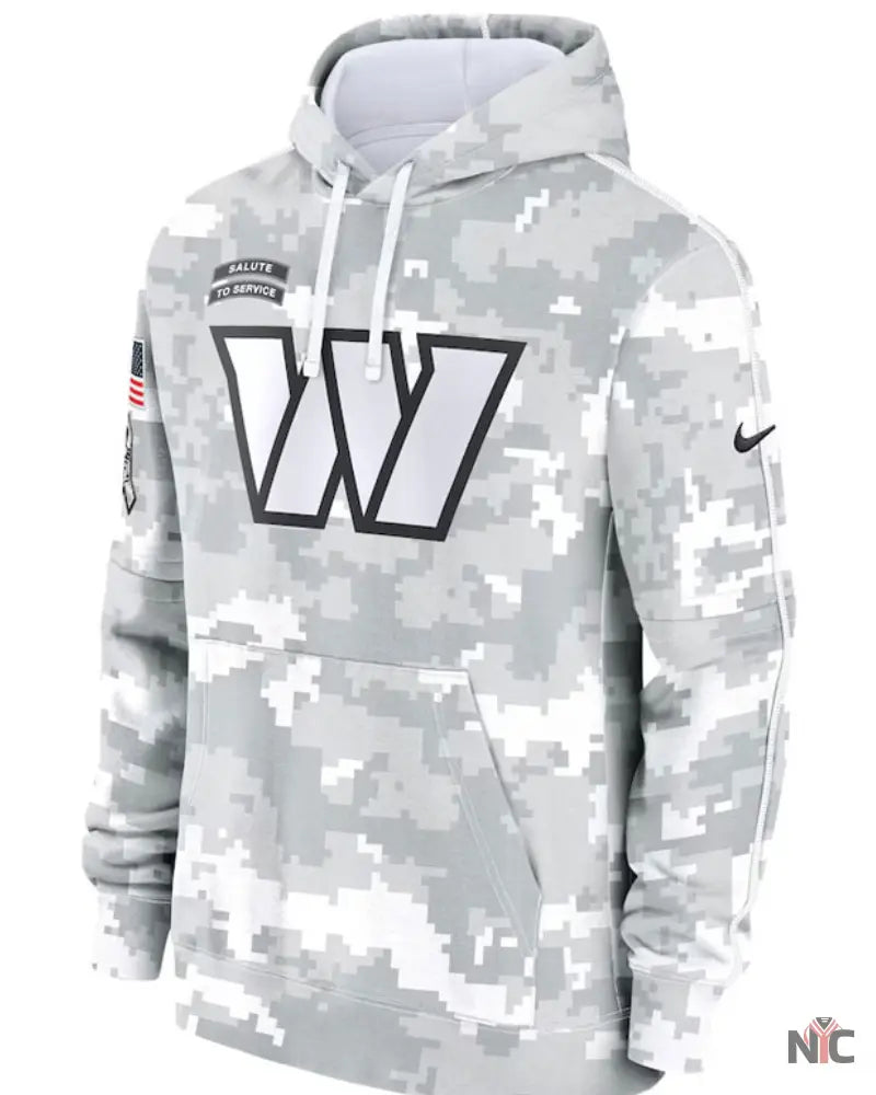 Washington Commanders Salute To Service Camo 2024 Hoodie Clanton Jacket