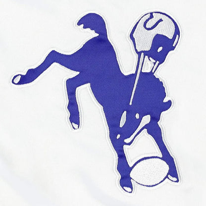 Indianapolis Colts The Power Forward Satin Jacket - back view