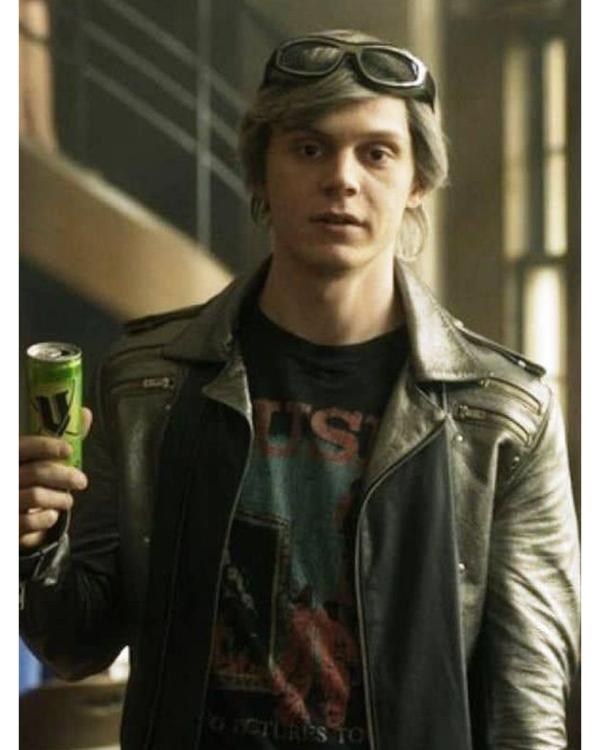 X-Men Apocalypse 2026 Quicksilver Black Leather Jacket
