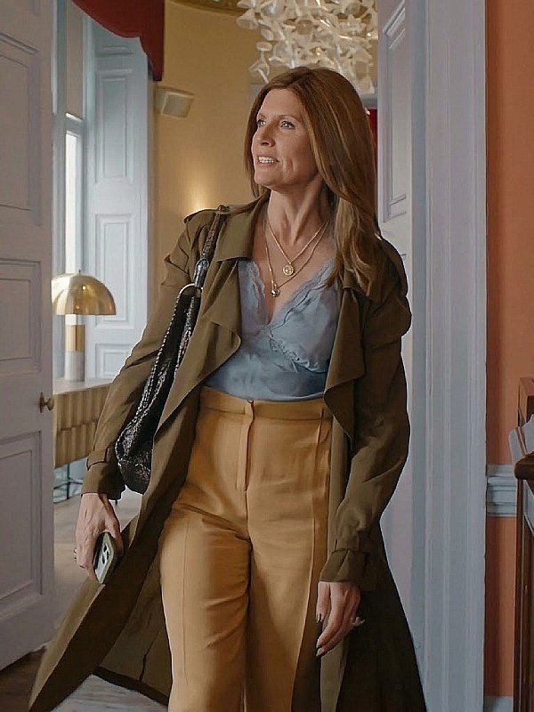 Youth 2026 Sharon Horgan Brown Trench Coat