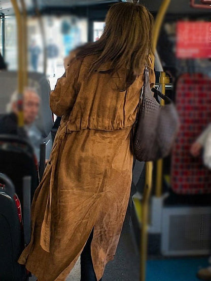 Youth 2026 Sharon Horgan Brown Trench Coat