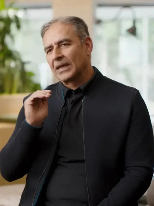 Zulfi Alam Black Bomber Jacket Clanton Jacket