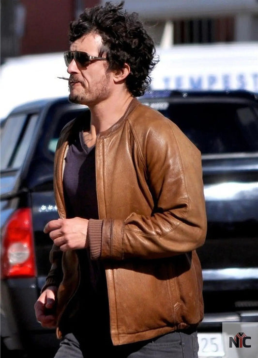 Zulu Orlando Bloom Leather Jacket Clanton Jacket