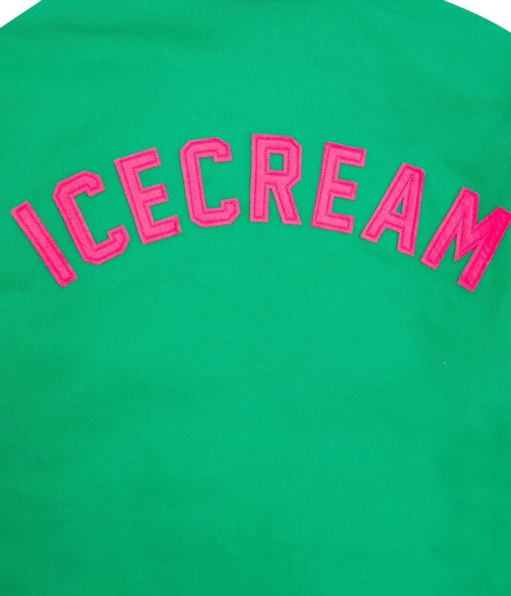 BBC Icecream Work Green Jacket - detail view