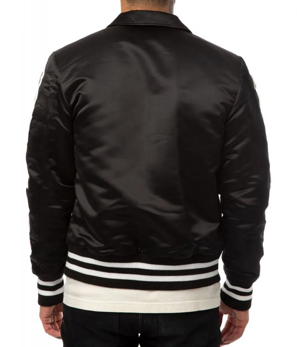 Classic BBC Heart Mind Black Jacket - detail view
