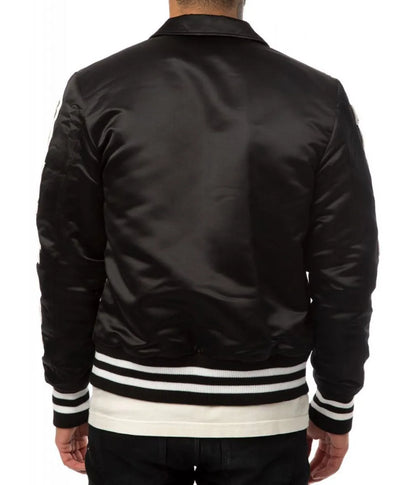 Classic BBC Heart Mind Black Jacket - detail view