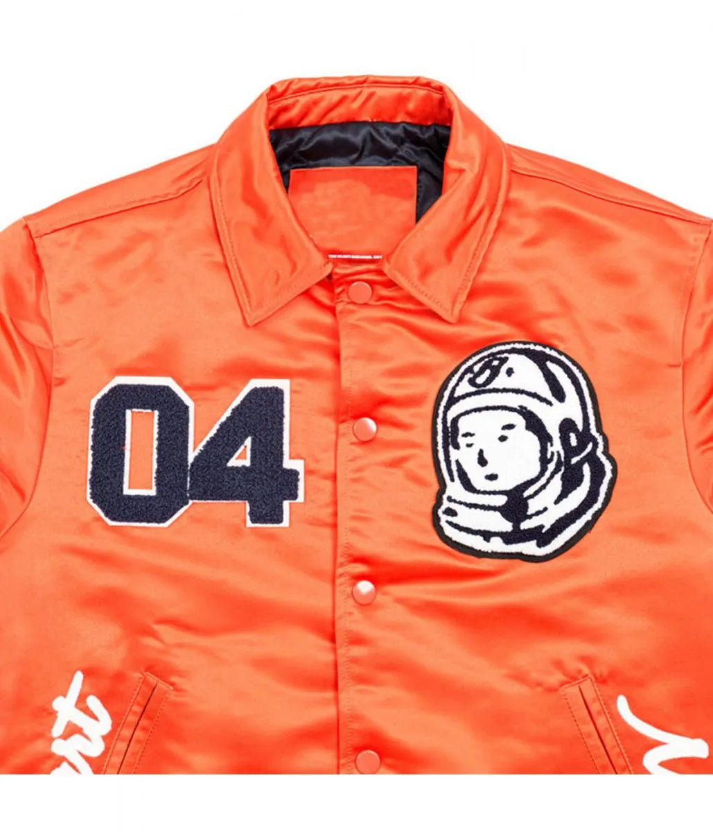 Billionaire Boys Club Astro Classic Satin Orange Jacket - side view