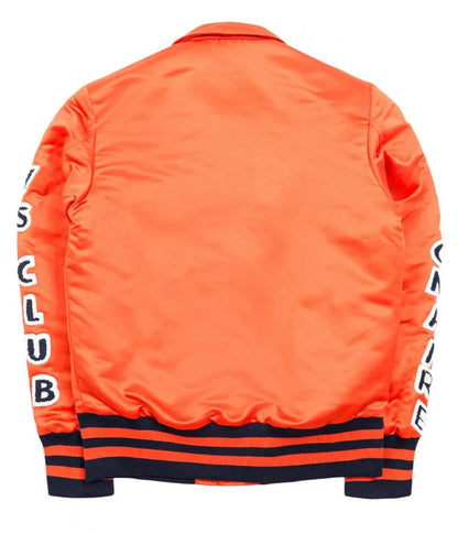 Billionaire Boys Club Astro Classic Satin Orange Jacket - back view