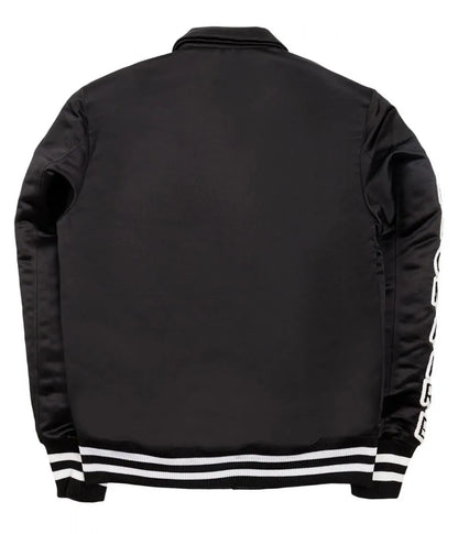 Classic BBC Heart Mind Black Jacket - back view