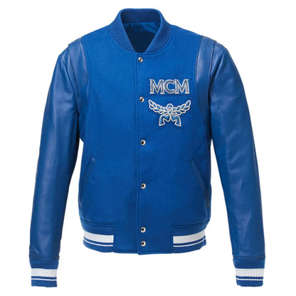 Stadium MCM Logo Varsity Jacket - side view