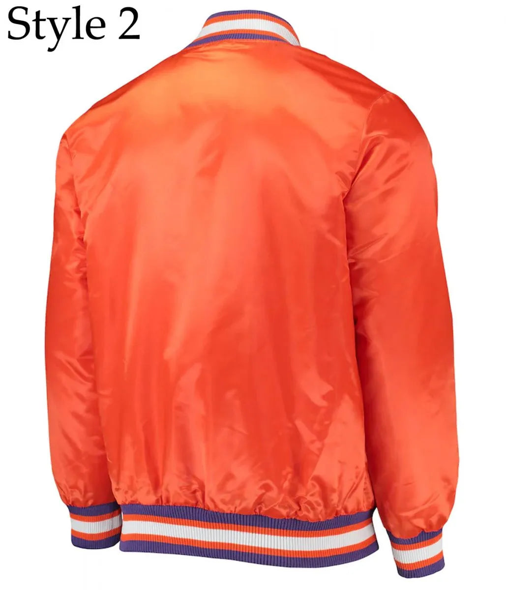 Tigers the Legend Clemson Bomber Satin Jacket - alternate view