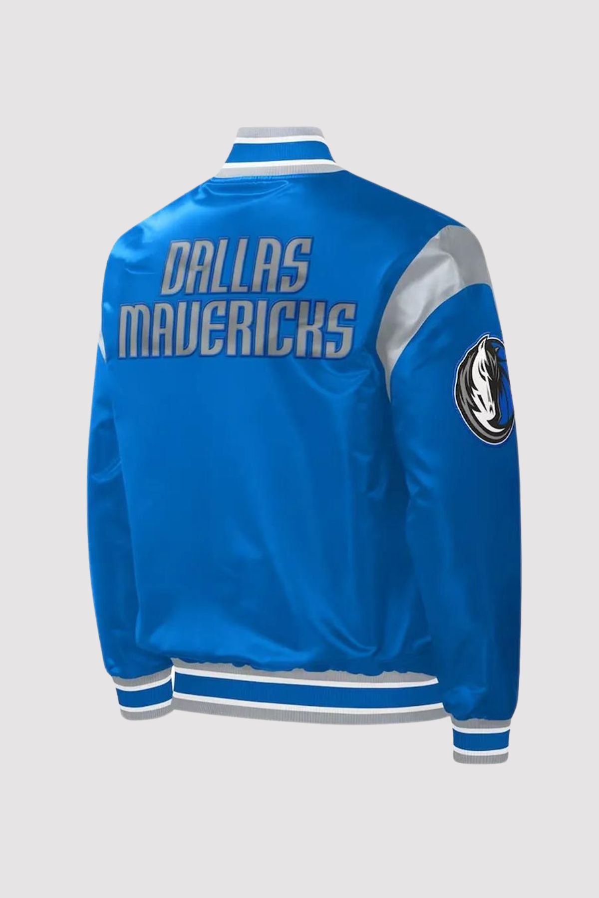 Dallas Mavericks Force Play Blue Jacket - back view