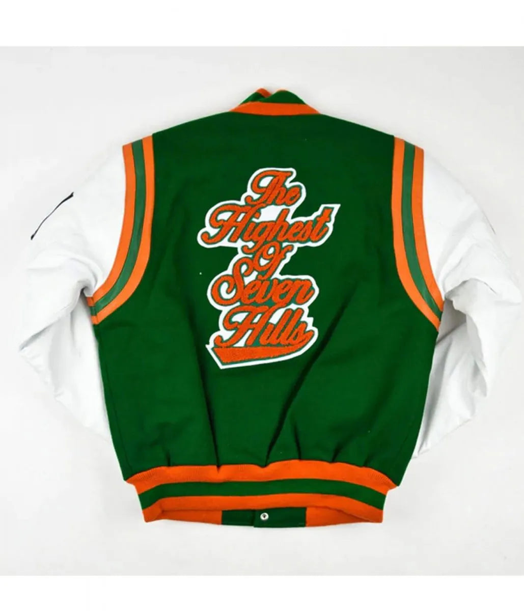 Florida Am University Motto 2.0 Letterman Jacket - side view