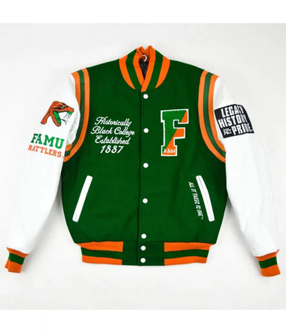 Florida Am University Motto 2.0 Letterman Jacket