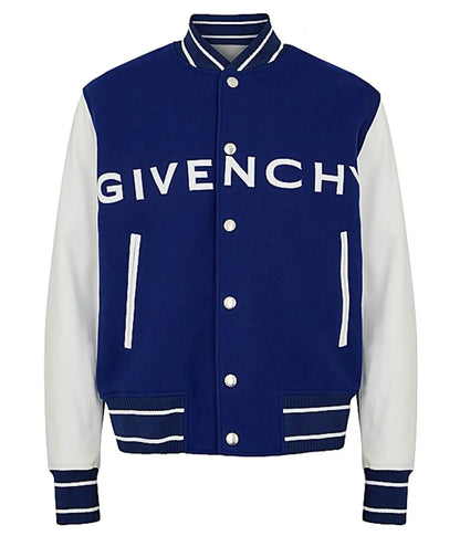 Varsity Givenchy Logo Jacket - back view