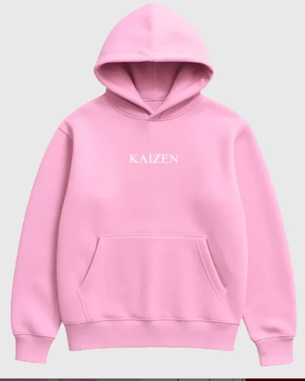 Kaizen Pink X Hoodie Shopotiny