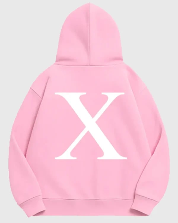 Kaizen Pink X Hoodie Shopotiny