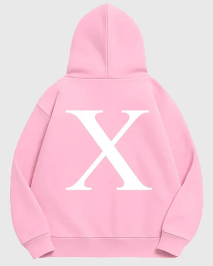 Kaizen Pink X Hoodie Shopotiny