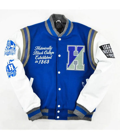 Hampton University Motto 2.0 Royal Blue Jacket