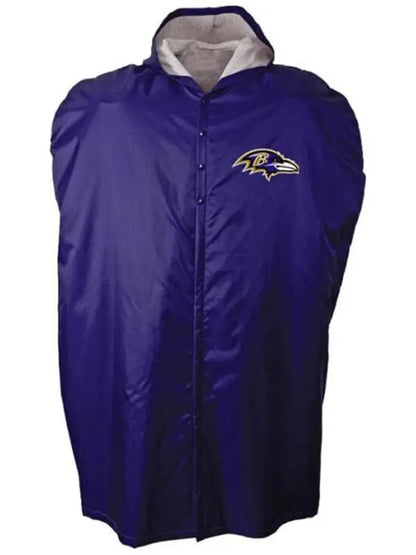 NFL Sideline Cape Coat - detail view
