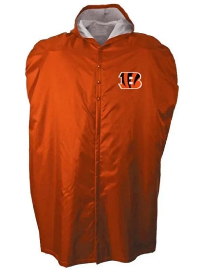 NFL Sideline Cape Coat - side view