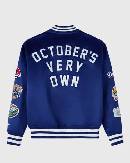 New Era MLB Los Angeles Dodgers Varsity Jacket - detail view