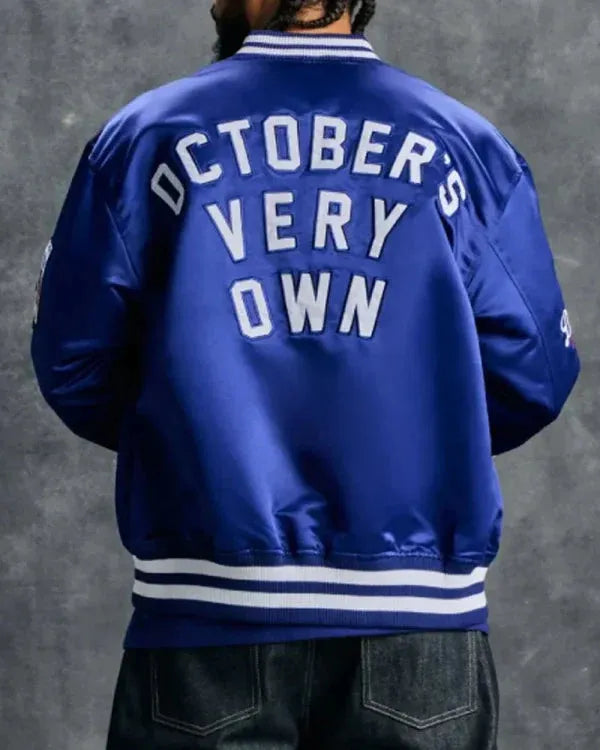 New Era MLB Los Angeles Dodgers Varsity Jacket - side view