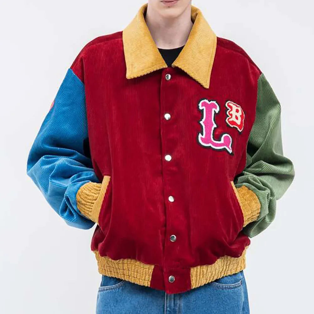 Lover Boy Corduroy Colour Block Jacket - side view