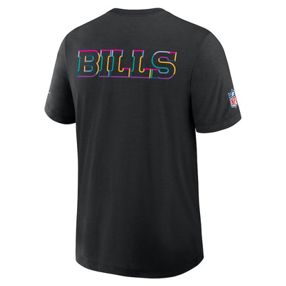 Buffalo Bills Nike Black 2025 NFL Crucial Catch Tri-Blend Dri-FIT T-Shirt Trendy Layer