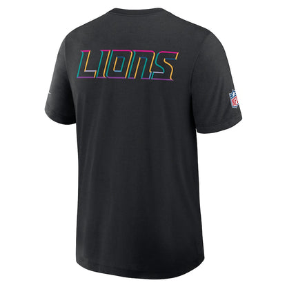 Detroit Lions Nike Black 2025 NFL Crucial Catch Tri-Blend Dri-FIT T-Shirt Trendy Layer