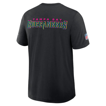 Tampa Bay Buccaneers Nike Black 2025 NFL Crucial Catch Tri-Blend Dri-FIT T-Shirt Trendy Layer