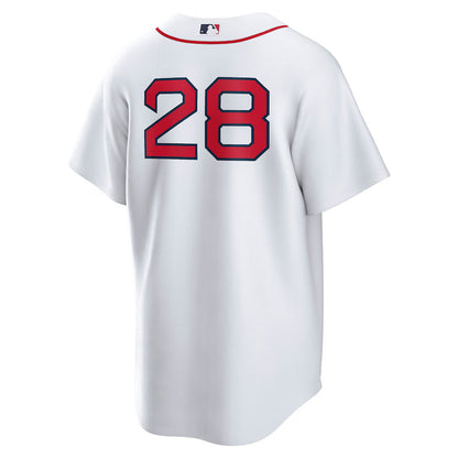 Men's Boston Red Sox Kristian Campbell Nike White Home Replica Jersey Kansas Jacket