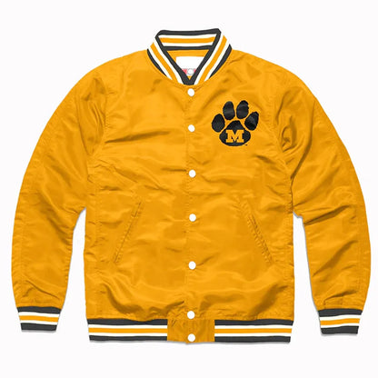Missouri Tigers Gold Varsity Satin Gold Jacket
