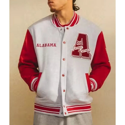Ncaa Alabama Crimson Tide OVO Varsity Jacket - side view