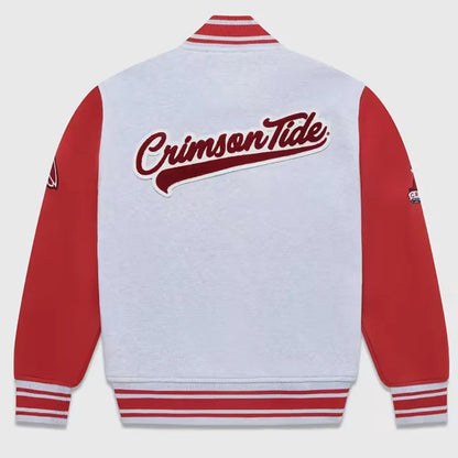 Ncaa Alabama Crimson Tide OVO Varsity Jacket - back view