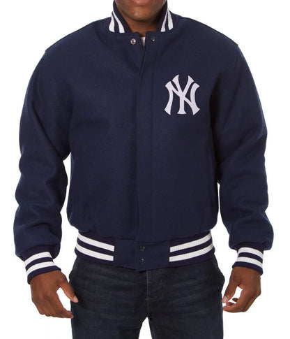 Yankees New York Varsity Blue Wool Jacket